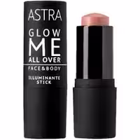 هایلایتر صورت و بدن کد 02 مدل GLOW ME ALL OVER SILKY ROSE آسترا - ASTRA