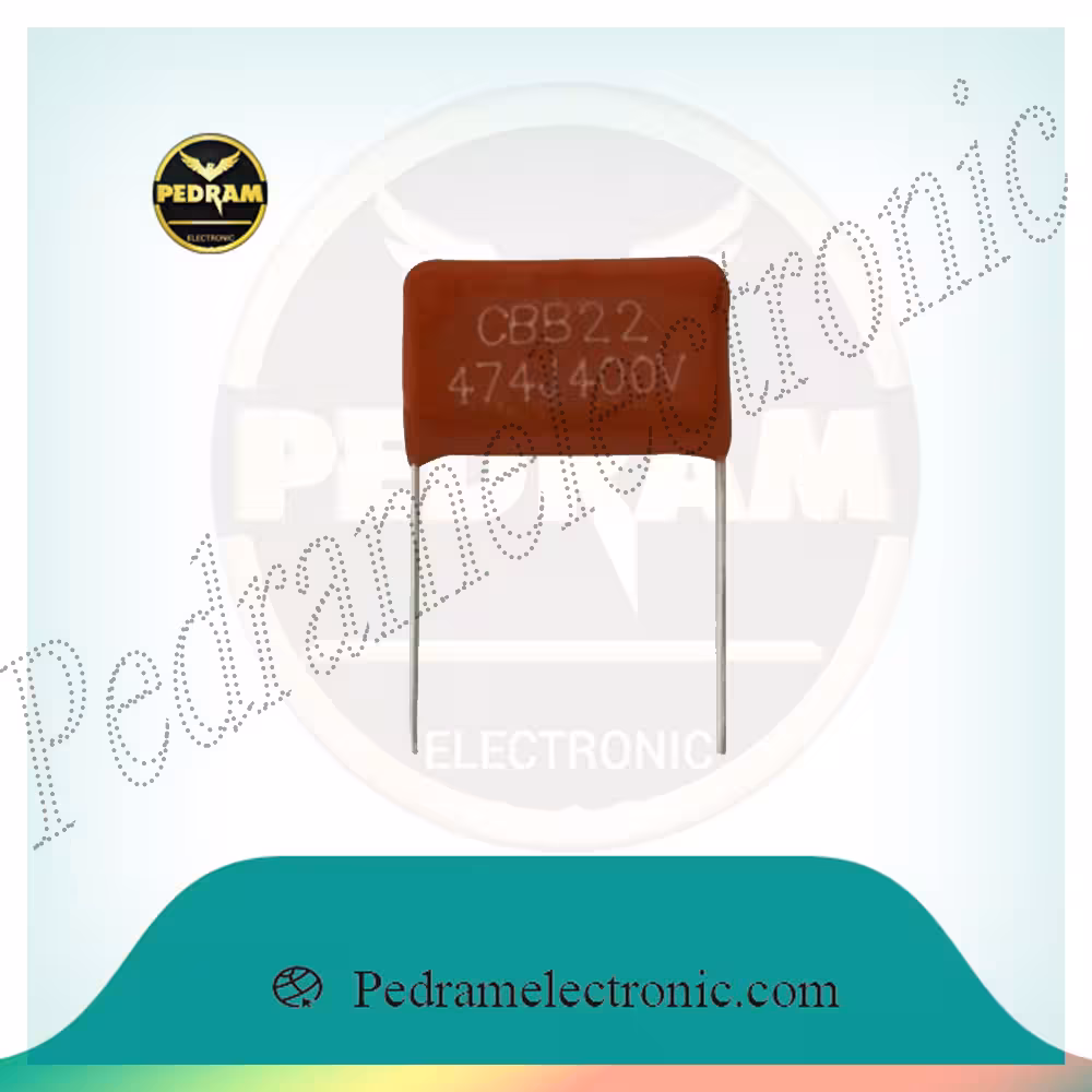 خازن پلی استر 470NF 400 474-400 POL