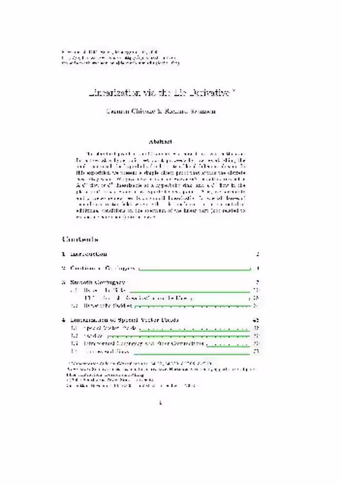 خرید و دانلود نسخه کامل کتاب Linearization via the lie derivative