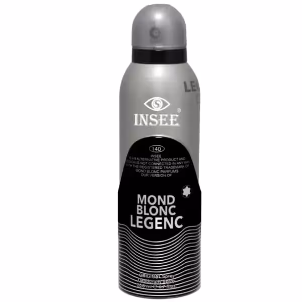 اسپری بدن مردانه اینسی مدل MOND BLONC LEGENC