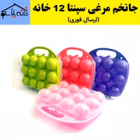 جا تخم مرغی،جاتخم مرغی سپنتا 12 خانه کاربردی در تفریح،مسافرت،درون یخچال (ارسال فوری).