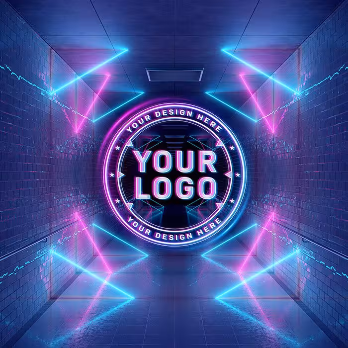 دانلود موکاپ لوگو رنگی 0148 برای فتوشاپ