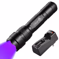 چراغ قوه یو وی UV چسب UltraFire UV Flashlight 395-405 nm Led Blacklight