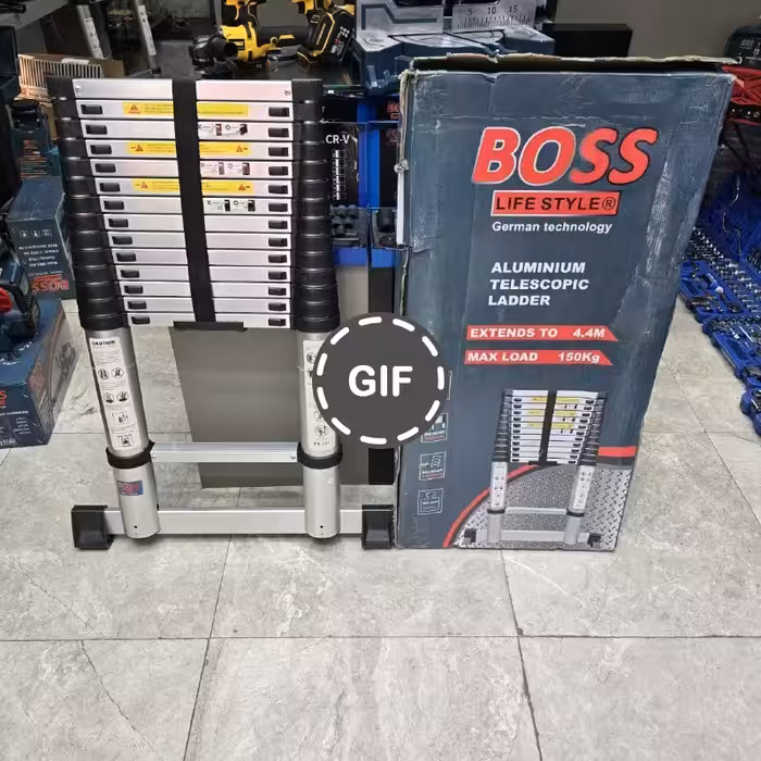 نردبان تلسکوپی 4.4 متری صنعتی باس مدل Bs-ladder4.4