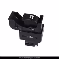 کلید شیشه بالابر پژو پارس تک پل نور سفید برند هیرکان