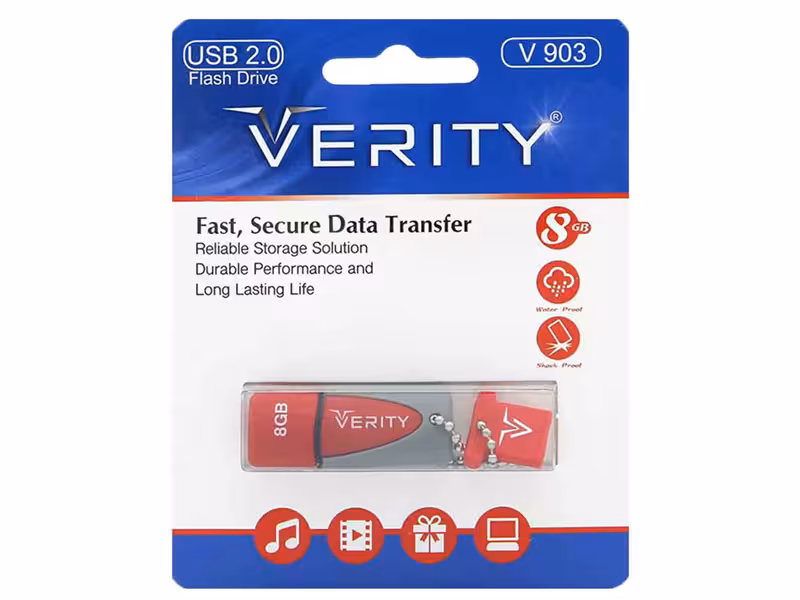 فلش مموری وریتی مدل V903 ظرفیت 8 گیگابایت