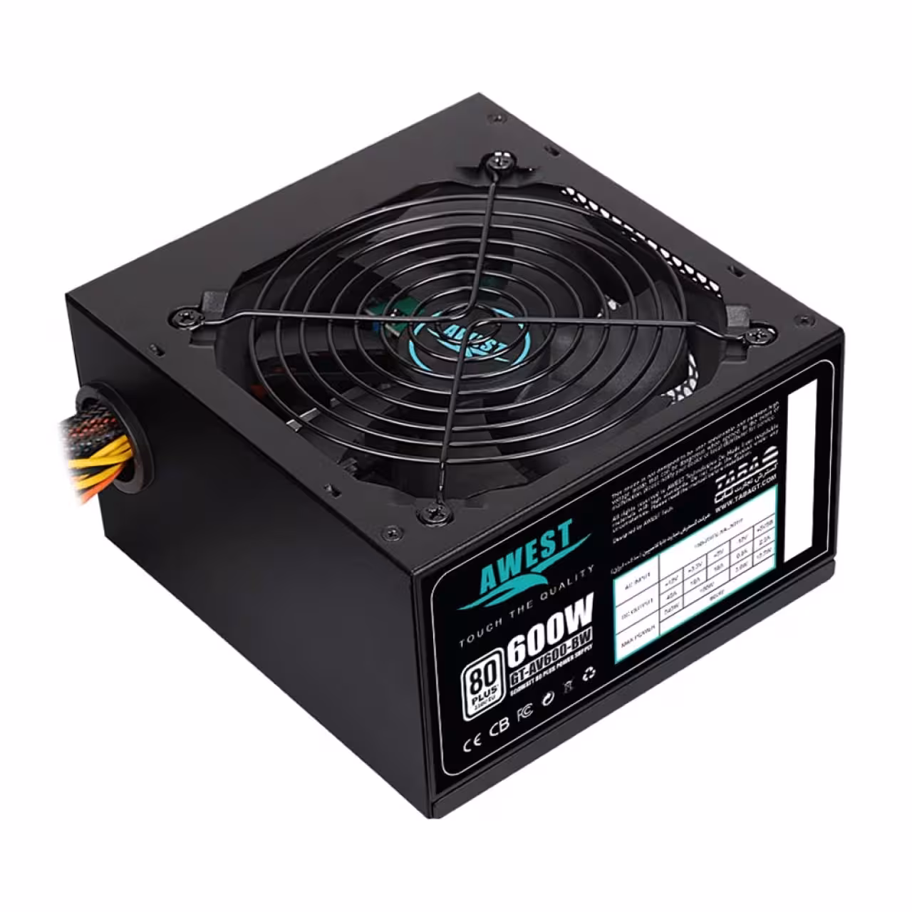 منبع تغذیه کامپیوتر اوست مدل GT-AV600-BW