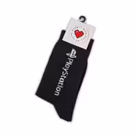 خرید جوراب گیمینگ طرح پلی استیشن (Playstation) رنگ مشکی