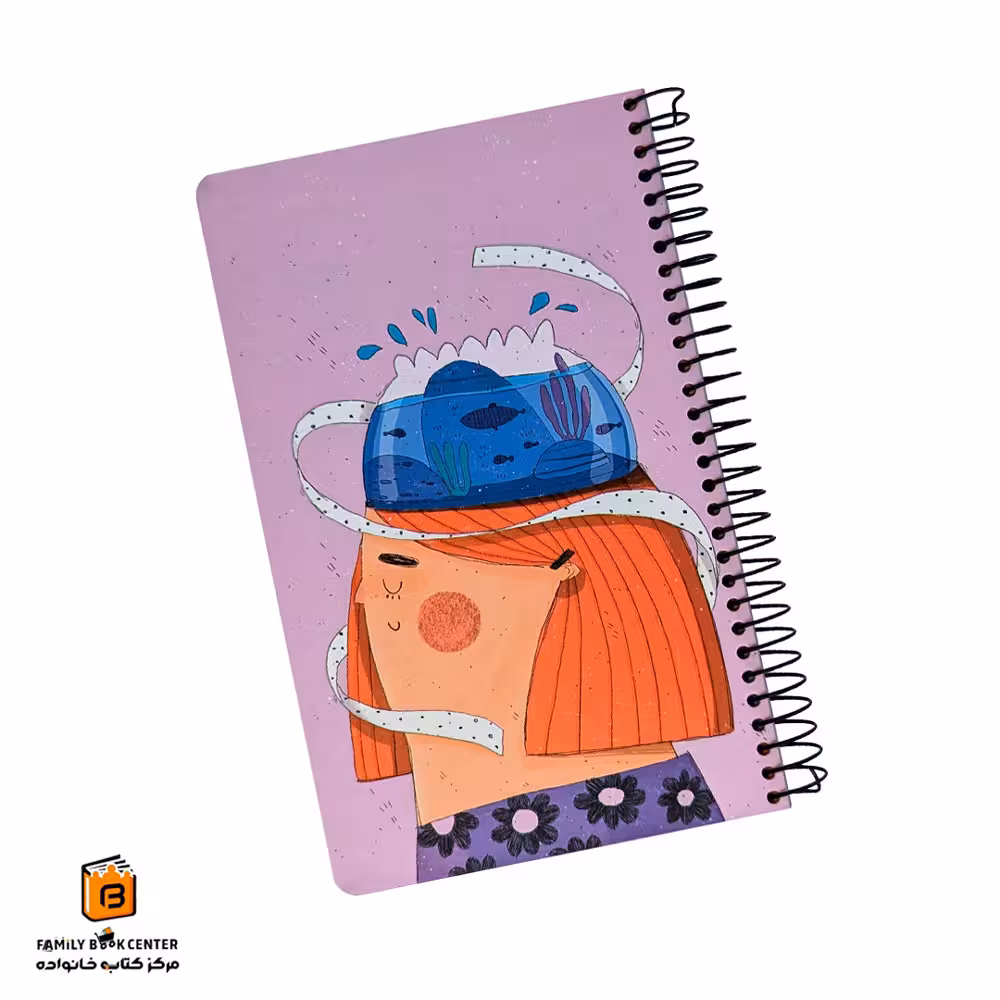 دفتر خط دار 120 برگ فانتزی ایمان (iman)