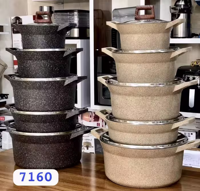 سرویس قابلمه 10پارچه برند زیو مدل سلطان ( Z-7160 )