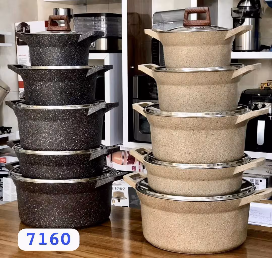 سرویس قابلمه 10پارچه برند زیو مدل سلطان ( Z-7160 )