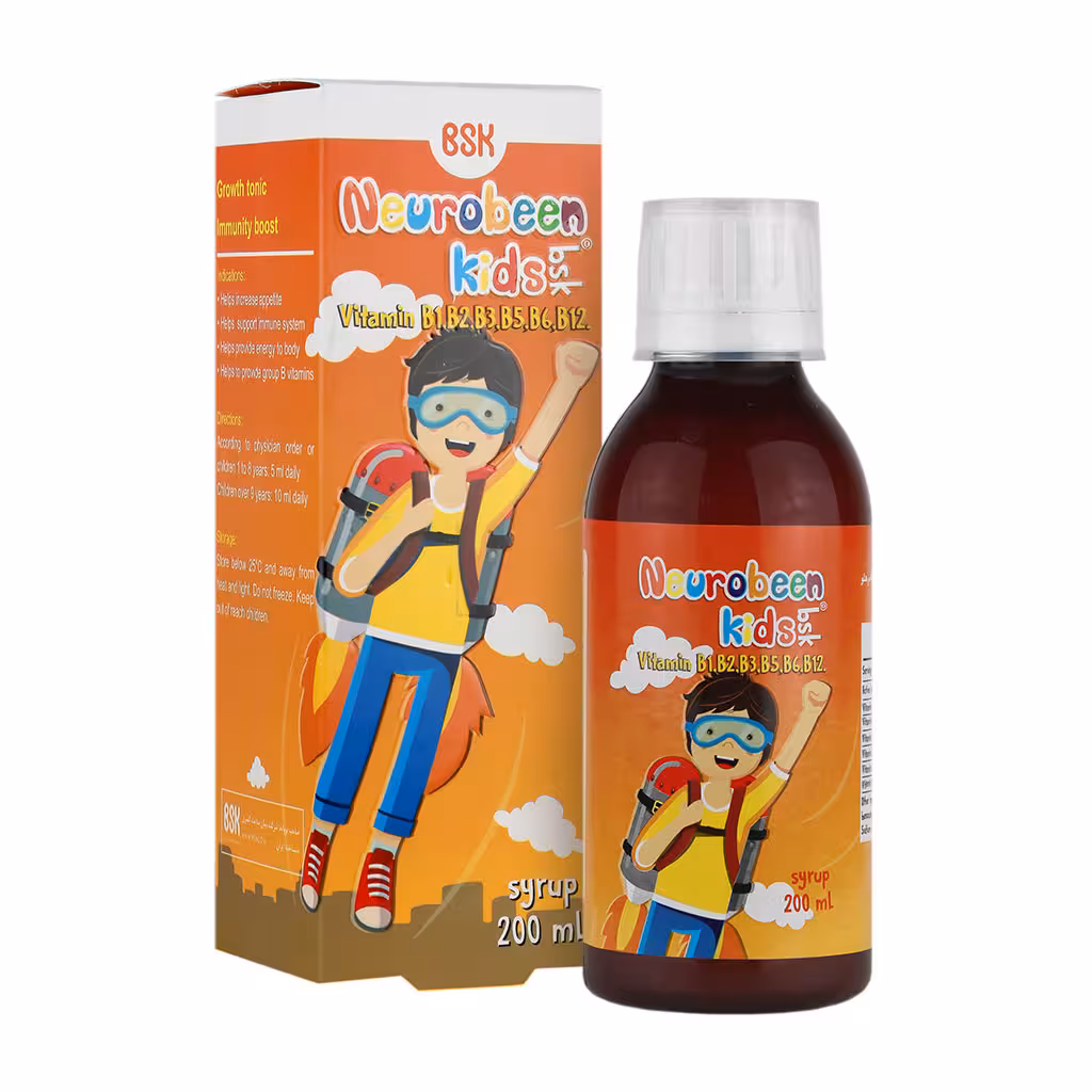 شربت نوروبیون کیدز بی اس کی 200میلی لیتر | BSK Neurobeen Kids
