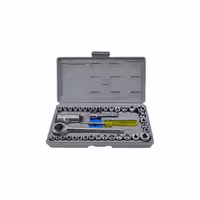 مجموعه 40 عددی  آچار بکس و دسته آچار آیوا