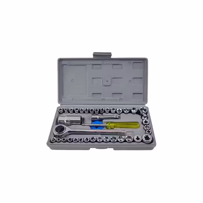 مجموعه 40 عددی  آچار بکس و دسته آچار آیوا