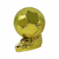 مجسمه فلزی توپ طلا Ballon d'or ساکروی