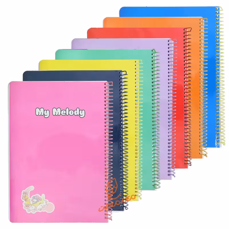 قیمت و خرید دفتر 80 برگ رنگی ساده کد 851 سویل SEVIL