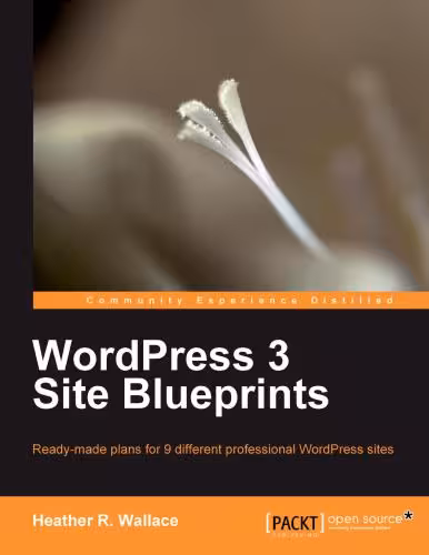 خرید و دانلود نسخه کامل کتاب WordPress 3 Site Blueprints   Samples