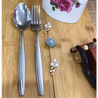 سرویس 166 پارچه قاشق و چنگال یونیک مدل ماینز ساده UN-Meins