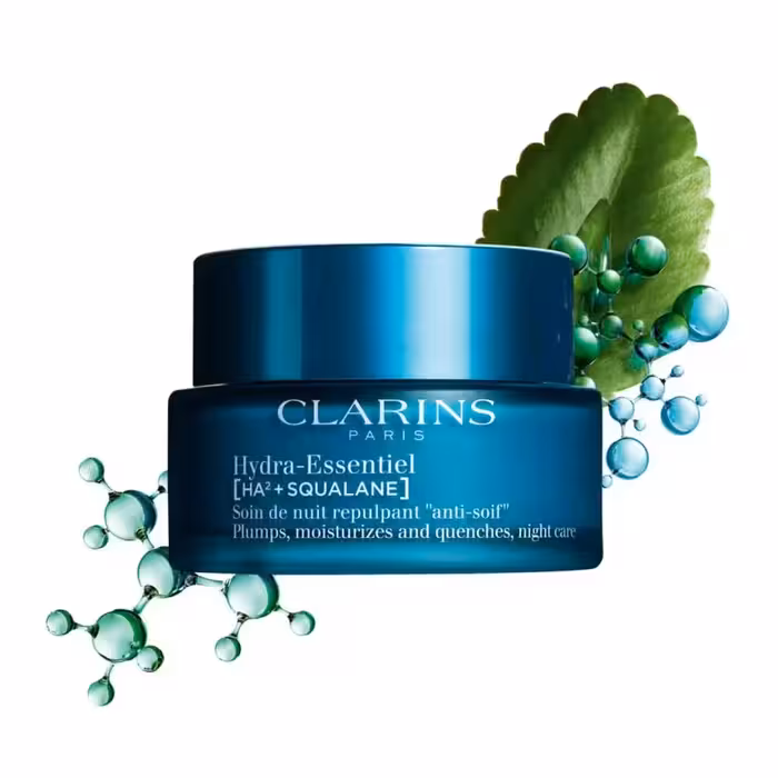 کرم شب مرطوب کننده هیدرا اسنشیال کلارنس ( CLARINS – Hydra-Essentiel HA² Night Moisturizer Cream )
