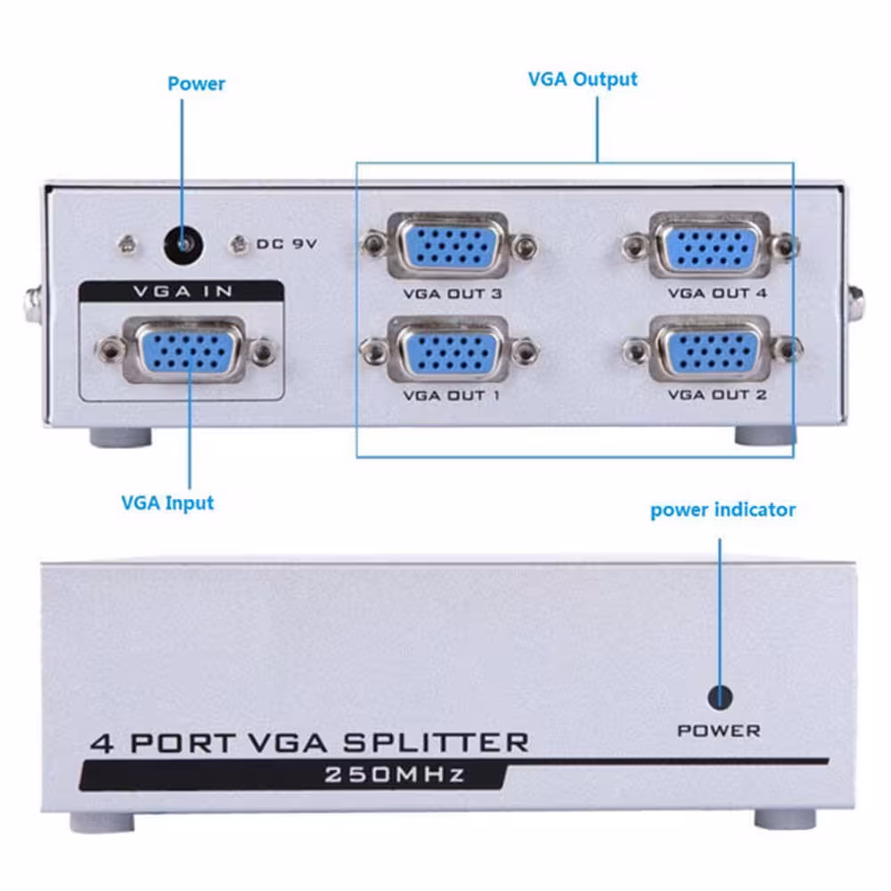 اسپلیتر 4 پورت VGA