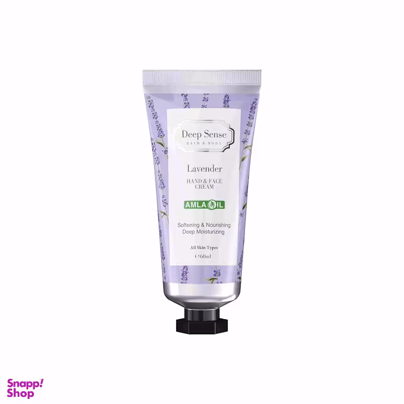 کرم مرطوب کننده دیپ سنس مدل لوندر حجم 60 میلی لیتر