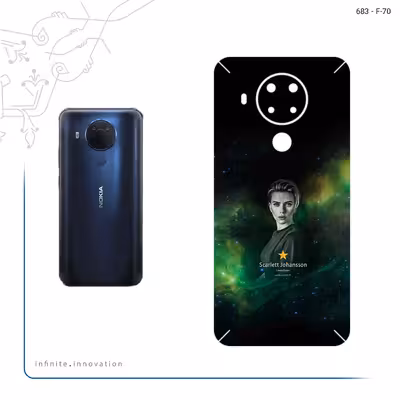 برچسب پوششی ماهوت مدل Scarlett Johansson مناسب برای گوشی موبایل نوکیا 5.4