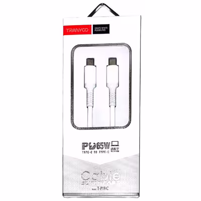 کابل تبدیل USB-C به USB-C ترانیو مدل T-P19 C طول 1.5 متر