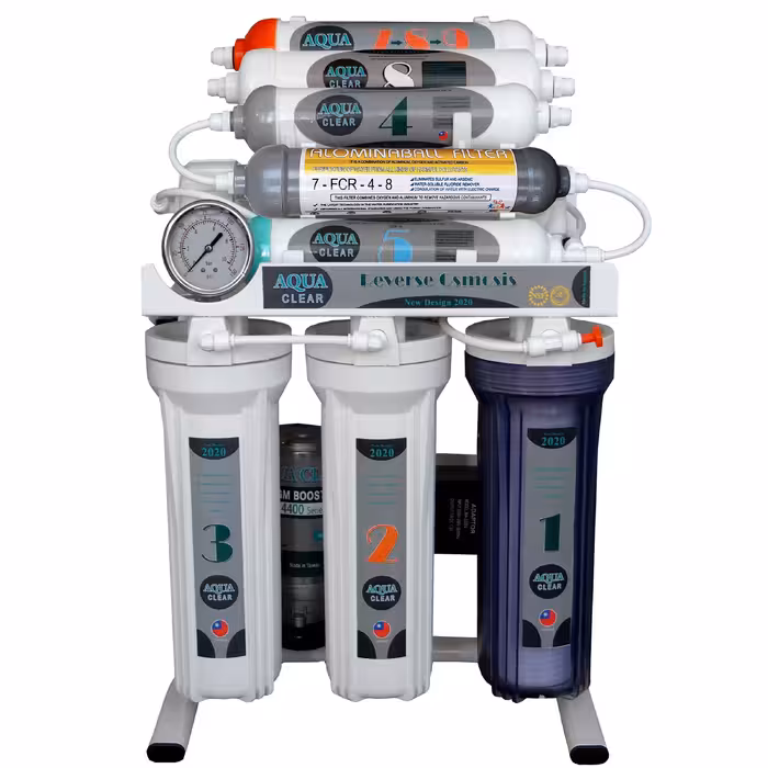 دستگاه تصفیه کننده آب آکوآ کلیر مدل NEW DESIGN2020 - GTM10 به همراه فیلتر تصفیه آب بسته 3 عددی