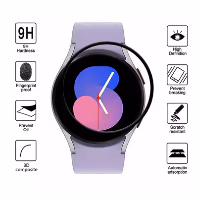 محافظ صفحه نمایش کروکودیل مدل C-PWM مناسب برای ساعت هوشمند سامسونگ Watch 5 44mm