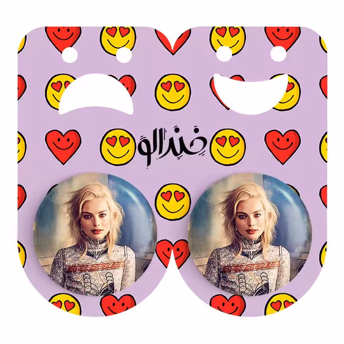 پیکسل خندالو مدل مارگو رابی کد 3856 به همراه مگنت