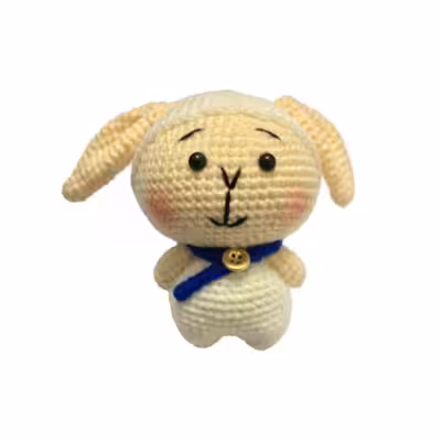 عروسک بافتنی مدل بره کد 2