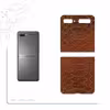 برچسب پوششی ماهوت مدل Brown-Snake-Leather مناسب برای گوشی موبایل سامسونگ Galaxy Z Flip
