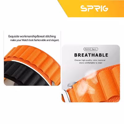 بند اسپریگ مدل Loop Alpine مناسب برای ساعت هوشمند سامسونگ Galaxy Watch Active 1 / Active 2 40mm / Active 2 44mm / Watch 3 size 41mm / Galaxy Watch 4 40mm / watch 4 42mm / watch 4 44mm / watch 4 46mm