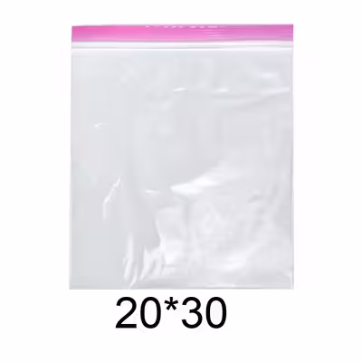  کیسه زیپ دار مدل دو زیپ کد 20x30 بسته 200 عددی