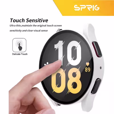 کاور اسپریگ مدل SP-360 مناسب برای ساعت هوشمند سامسونگ Galaxy Watch 5 44mm به همراه محافظ صفحه نمایش