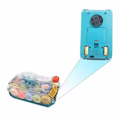 تانک بازی مدل چرخ دنده ای شفاف