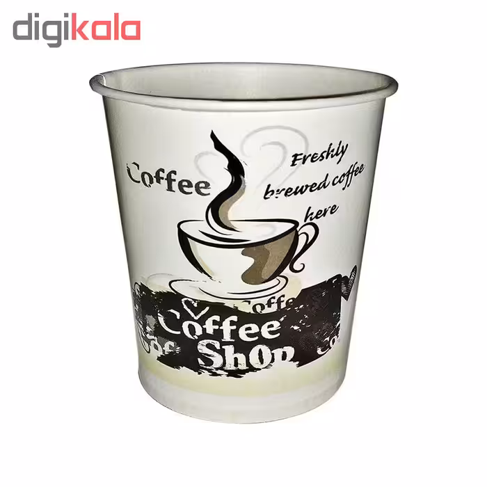 لیوان یکبار مصرف کاغذی الین پلاست مدل KGH3-100 بسته 100 عددی