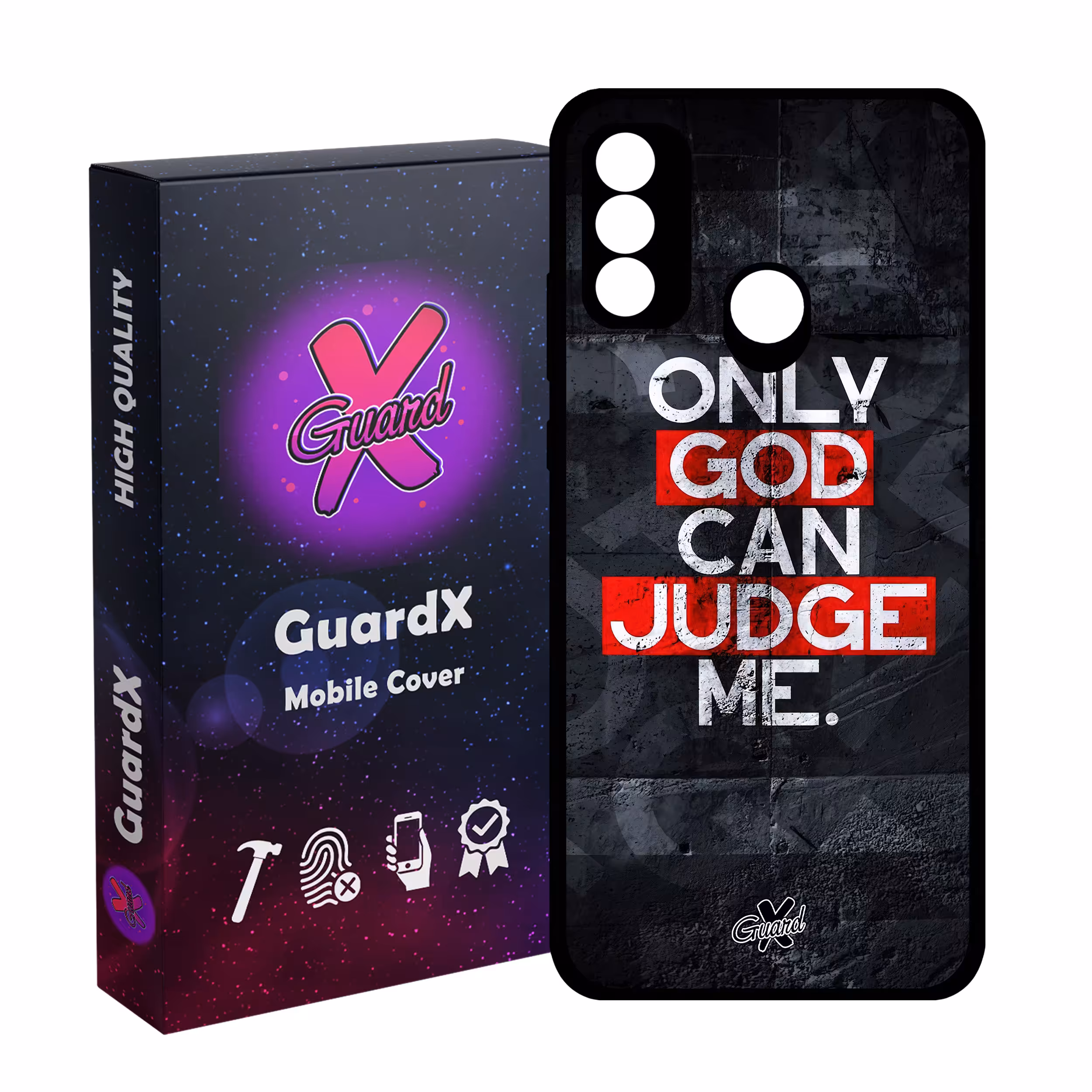 کاور گارد ایکس طرح Text مدل Glass10483 مناسب برای گوشی موبایل هوآوی P Smart 2020