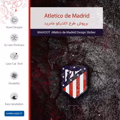برچسب پوششی ماهوت مدل Atletico-de-Madrid مناسب برای گوشی موبایل سامسونگ Galaxy A22 5G