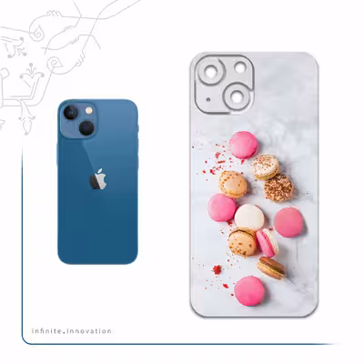 برچسب پوششی ماهوت مدل Macaron-cookie مناسب برای گوشی موبایل اپل iPhone 13 Mini