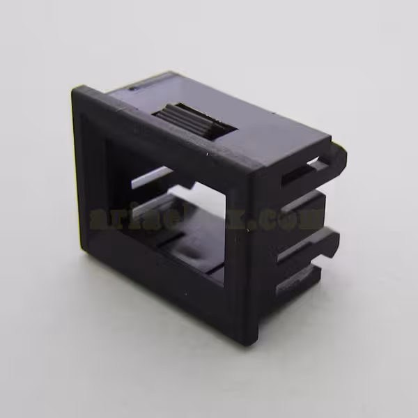 جعبه پلاستیکی نمایشگر 2 کاراکتری مدل 31-27 با ابعاد 24×33 میلی متر