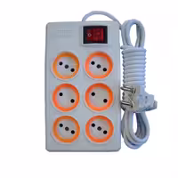 رابط برق 6 خانه ذاکر با کابل 3 متری