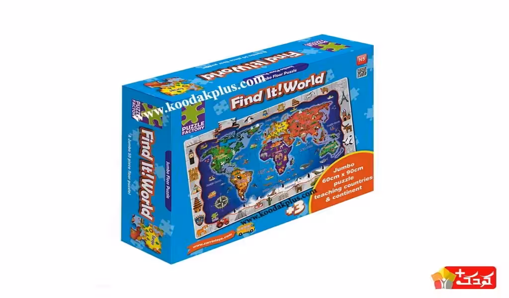 پازل نقشه جهان زرین تویز n5