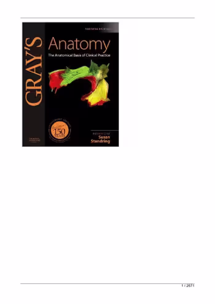 خرید و دانلود نسخه کامل کتاب Gray's Anatomy: The Anatomical Basis of Clinical Practice, Expert Consult - Online and Print, 40e