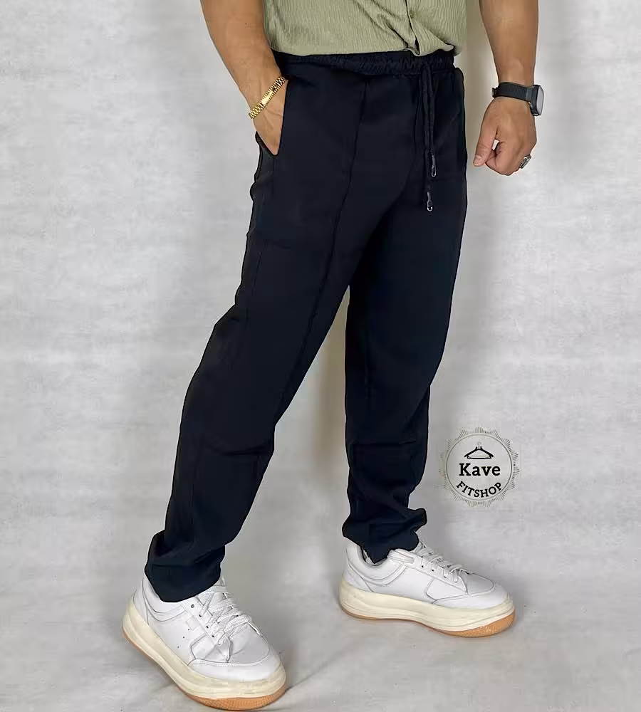 شلوار مردانه مدل کلاسیک مازراتی مشکی