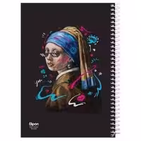 دفتر100برگ رحلی سیمی جلدسخت فانتزی الیپون کد245کارتن20عددی