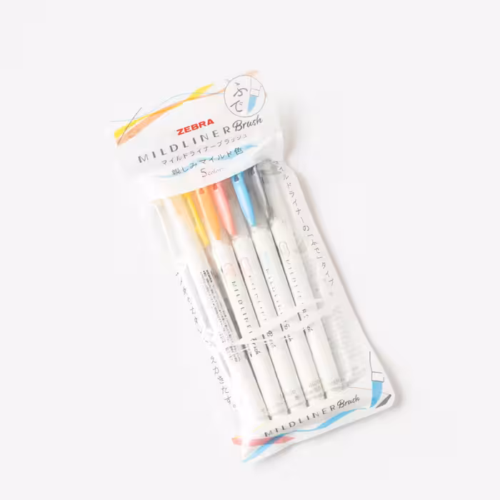 پک آبی براش بسته ای میدلاینر زبرا (MIDLINER)