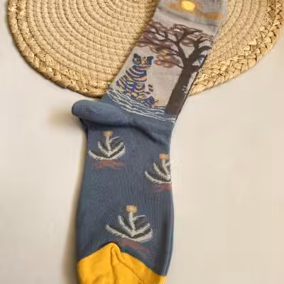 جوراب فانتزی طبیعت