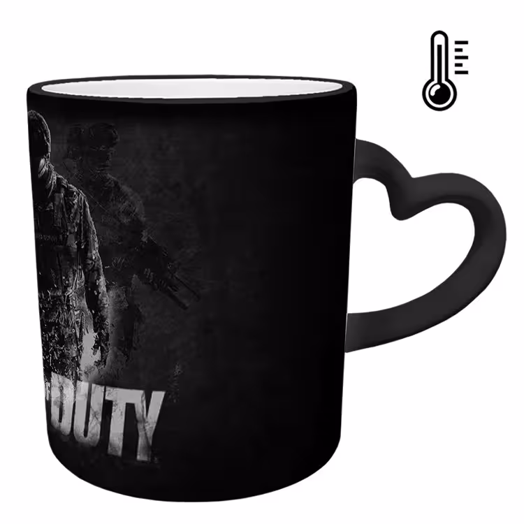 خرید ماگ-لیوان حرارتی  دسته ساده  بازی کال آف دیوتی call of duty کد 48