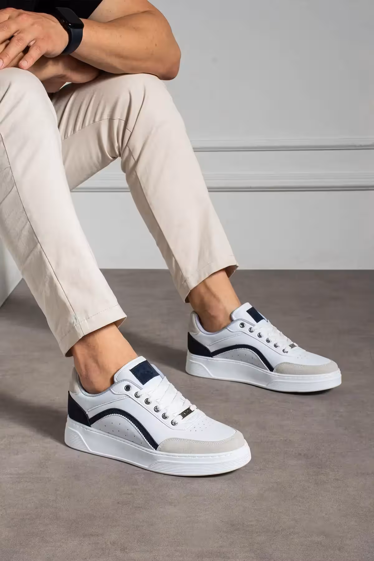 کفش کتانی مردانه سفید اورجینال - 9475